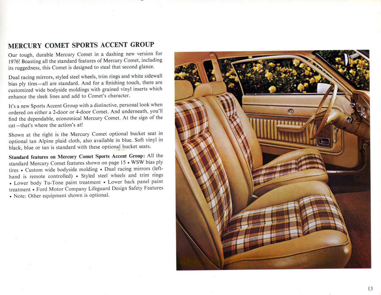 1976 Mercury Range Brochure Page 8